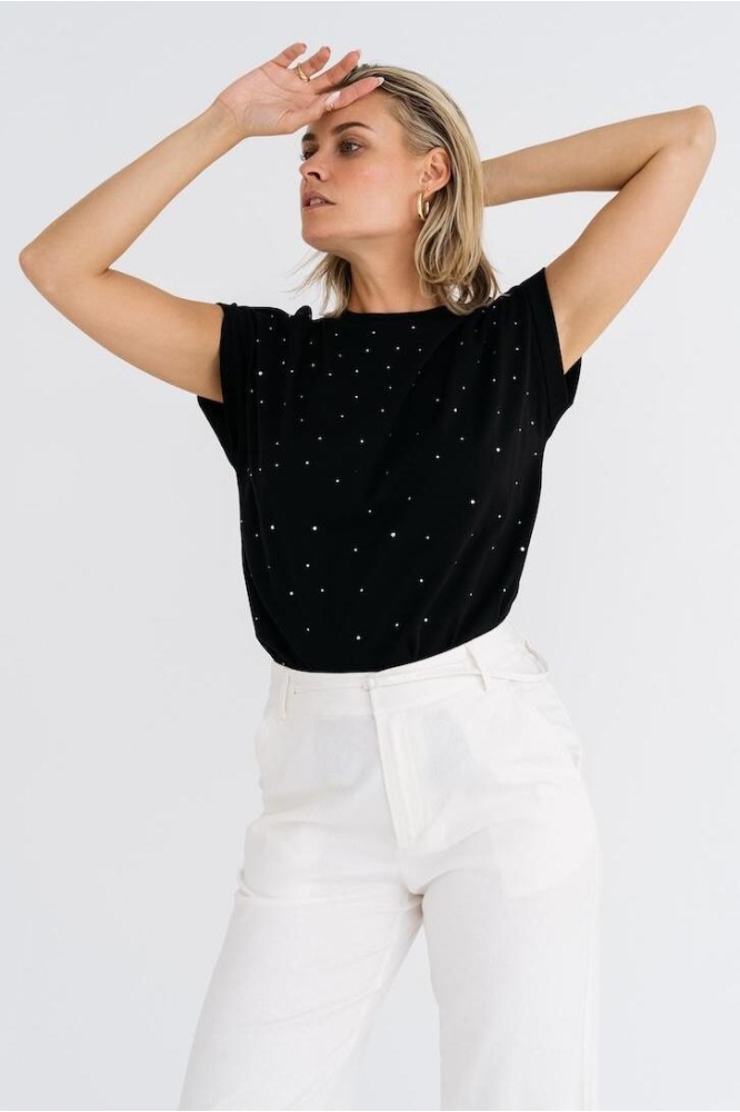 NANA T SHIRT SU25 75 349 BLACK SILVER